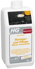 HG Naturstein Reiniger und Pflege Glanz erneuernd (Glanz-Pflege) (HG Produkt 37) 1 L