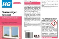 HG Glasreiniger Konzentrat 0,5 L