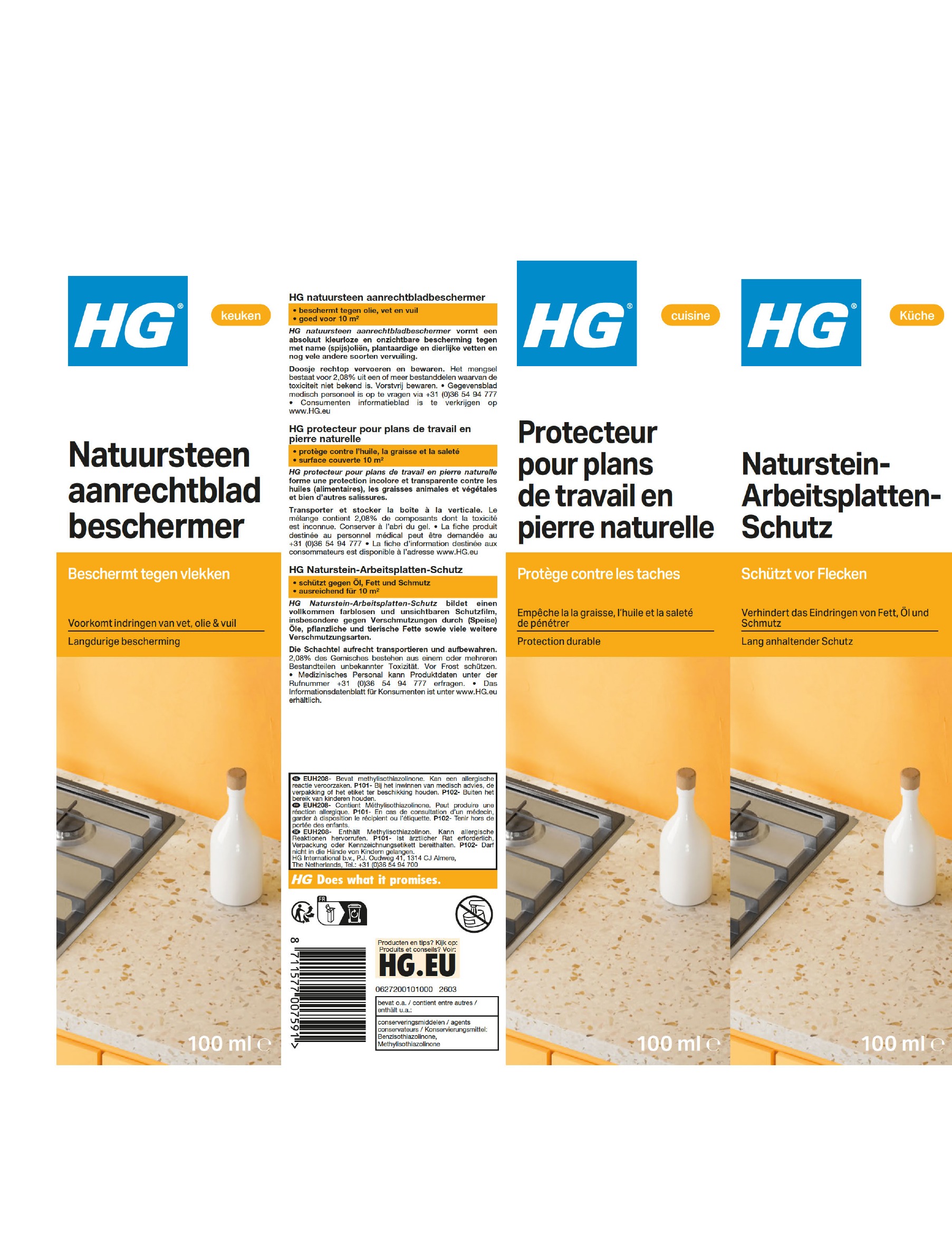 Etikett: HG Naturstein-Arbeitsplatten-Schutz