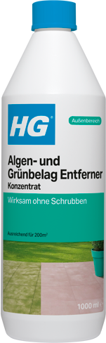 HG Algen- und Grünbelag Entferner 1 Liter Flasche