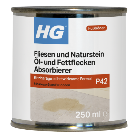 HG Fliesen und Naturstein Öl- und Fettflecken Absorbierer