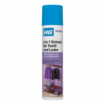 HG 4 in 1 Schutz für Textil und Leder, 300 ml