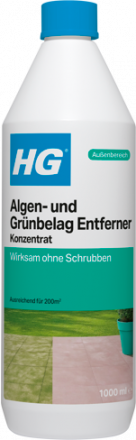 HG Algen- und Grünbelag Entferner - Konzentrat, 1 Liter